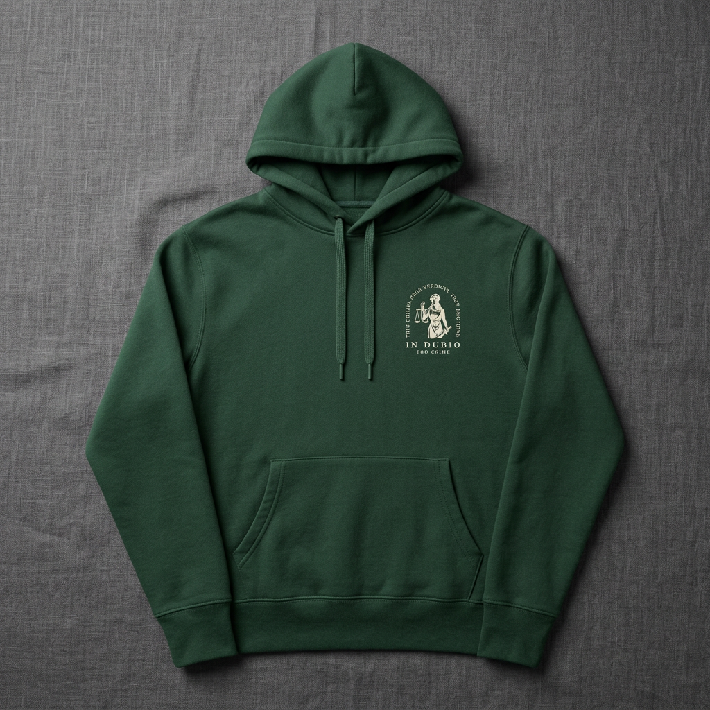 Hoodie – Tannengrün